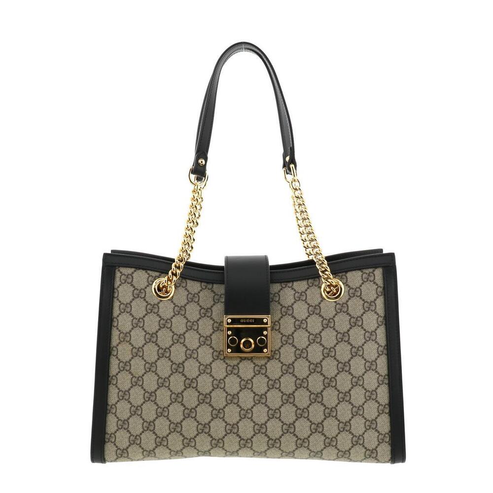 GUCCI GG Shoulder Bag Messenger Canvas Beige